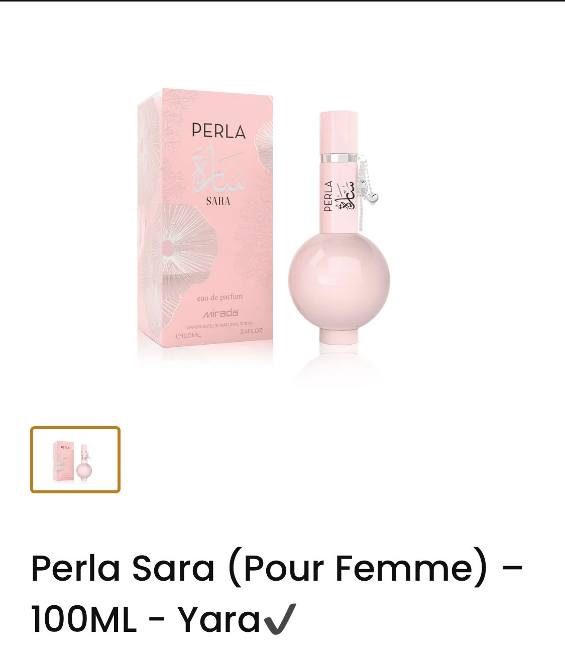 Perla Sara / perfume de mujer!