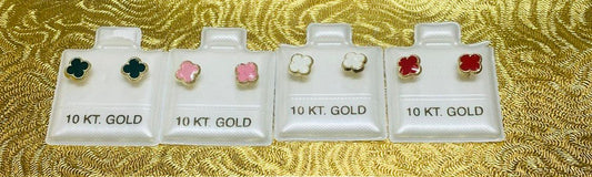 Aretes de Oro Real 10k
