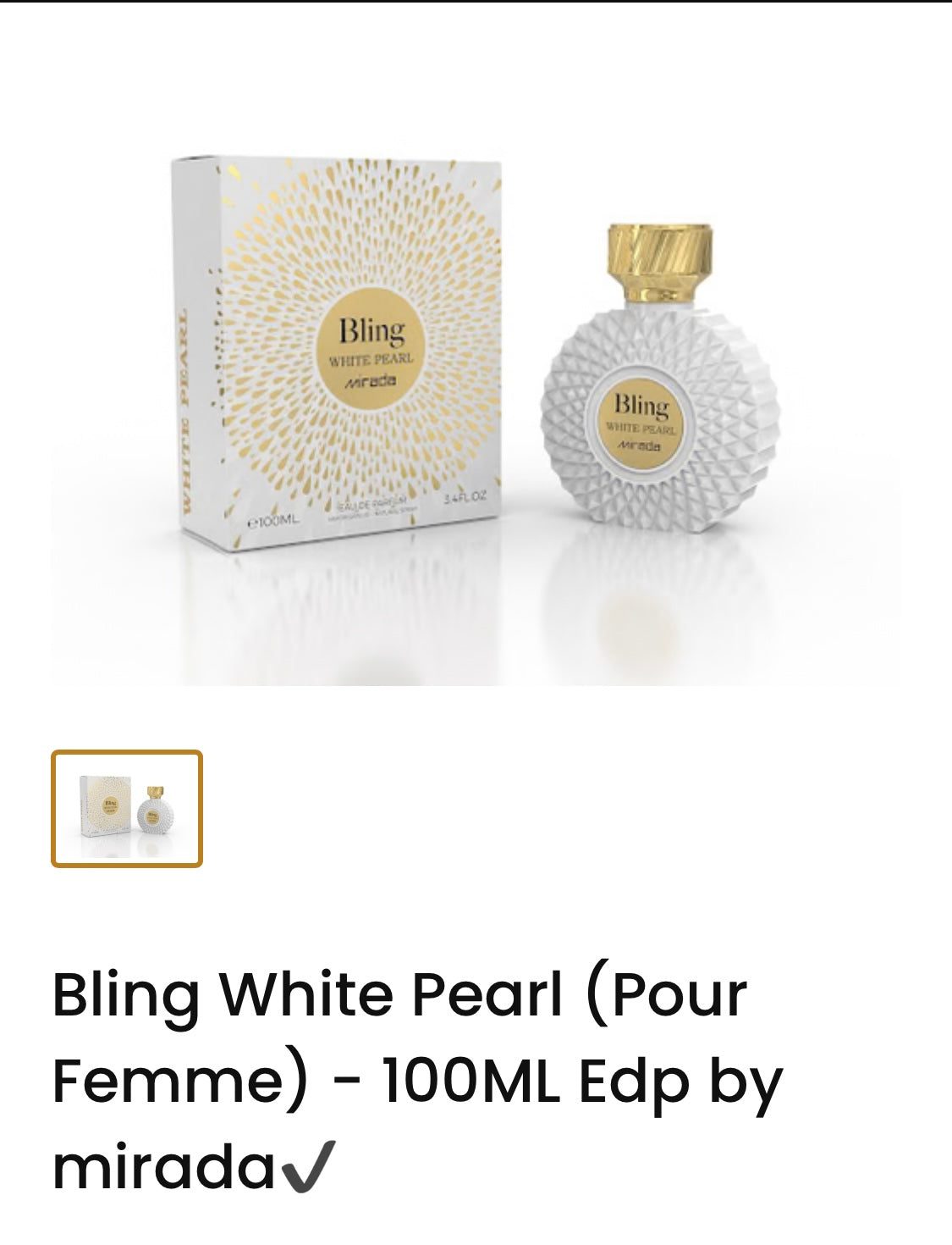 Bling White Pearl !!para mujer