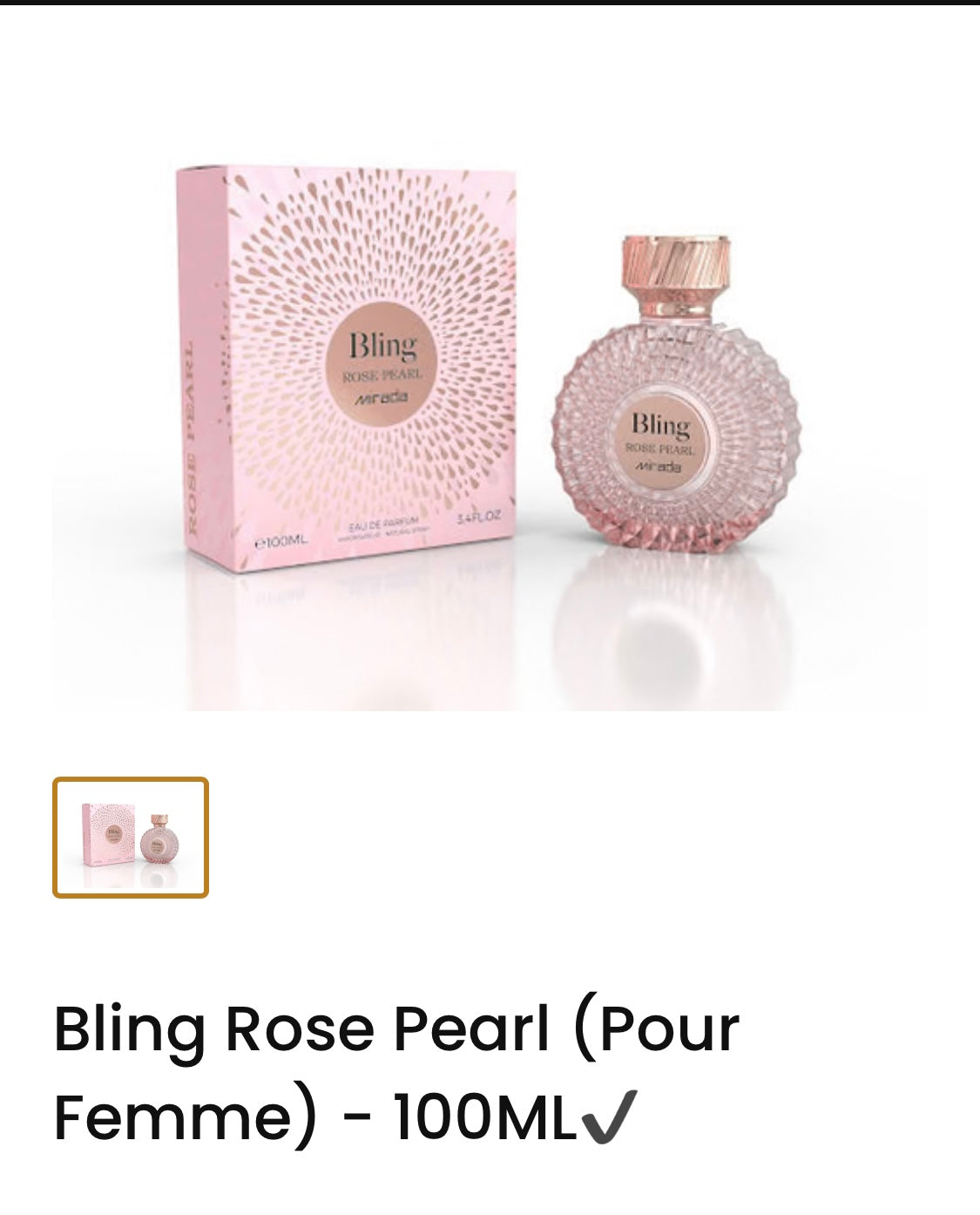 Bling Rose Pearl / Para Mujer