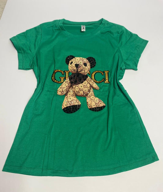 Camiseta decorada Gucci